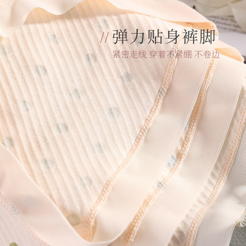 纯棉内裤女大码弹力高腰收腹妹妹胖mm女士提臀短裤300斤加肥加大 - 图1