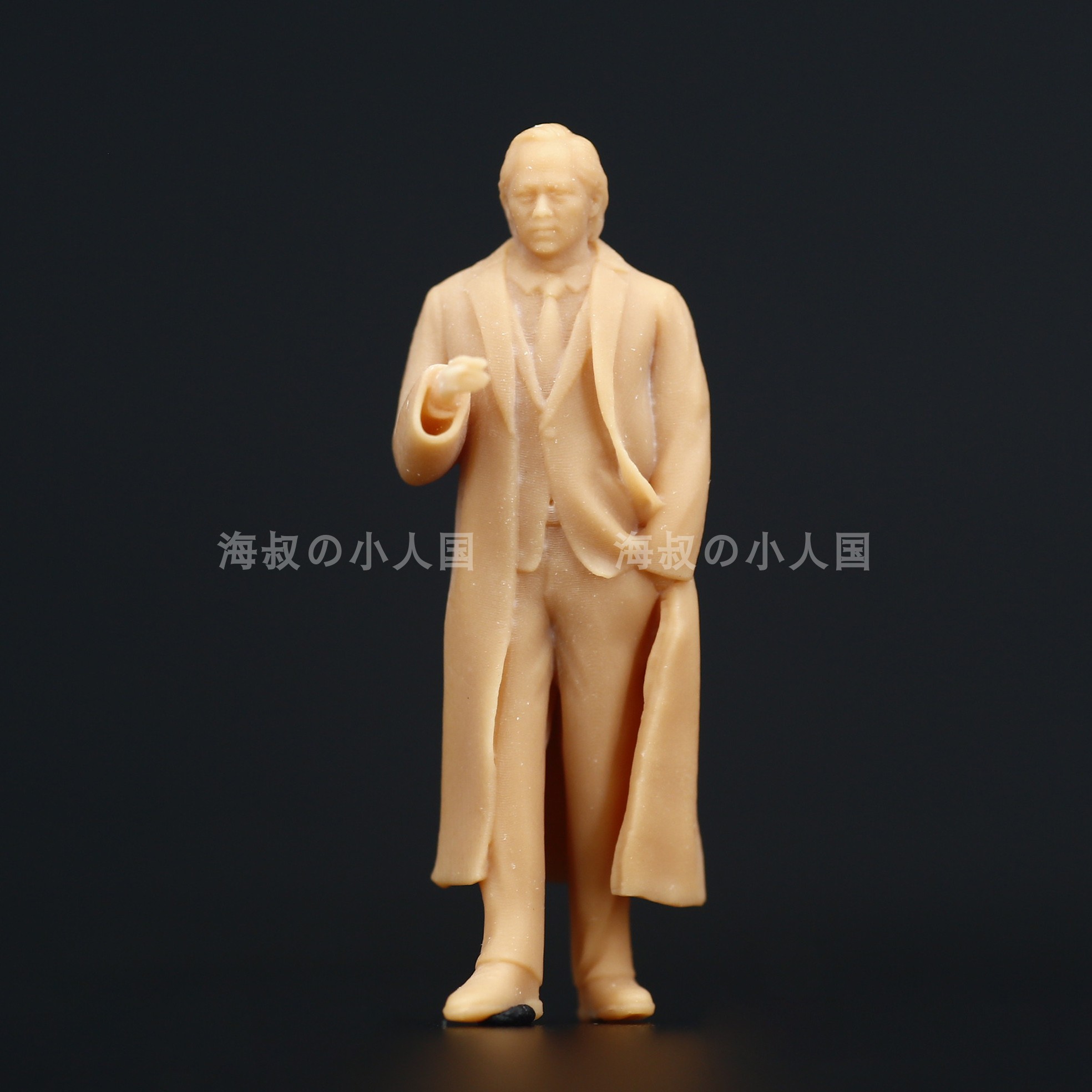 【海叔】A110英雄本色小马哥狄龙张国荣1:64模型手办1:43微缩白模-图1