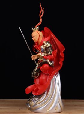 齐天大圣孙悟空神像斗战胜佛佛像美猴王摆件供奉佛堂家用客厅树脂