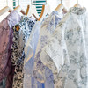 60 pure cotton fabric imported from Japan, light and breathable summer home fabric printing French tree handmade fabric