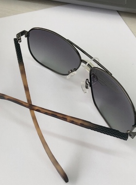 出口品牌尾货男中小脸偏光太阳镜墨镜简单经典方框防紫外线遮阳