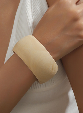 方形民族风棕色个性手镯