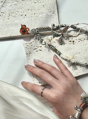 流苏小鸟吊坠短款锁骨链