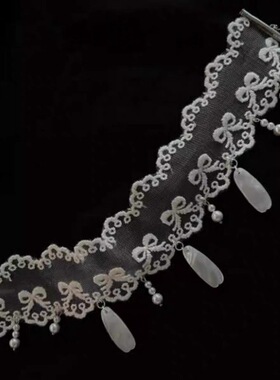 法式甜美白色蕾丝choker颈带