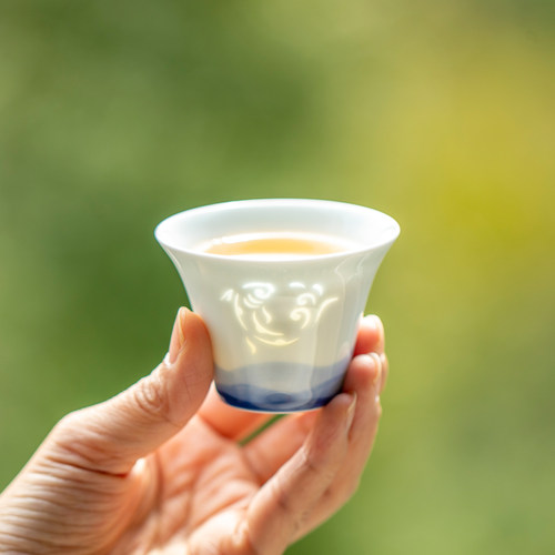 山水间远山茶具套装景德镇釉下彩手绘陶瓷功夫茶具高颜值简约茶器 - 图2