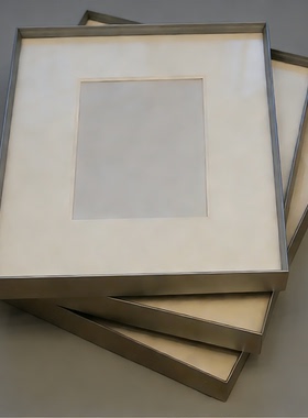 银色铝合金相框碎布装饰画框定制