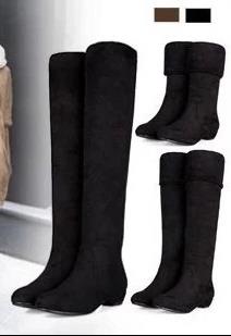 2015Ladies Shoes women winter Knee high Long Boots秋冬女长靴 - 图1