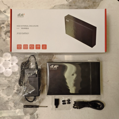 3.5 -INCH Hard Disk Box 12V3A питания JMS578 Основное управление