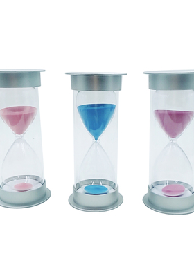 塑料防摔沙漏儿童上课35/45/60分钟计时器创意餐厅桌面摆件礼物
