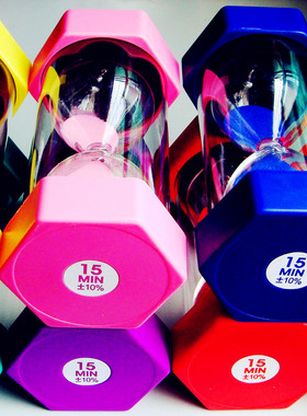 塑料沙漏计时器老友摆件