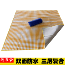 Picnic Mat Outdoor Portable Picnic Mat Ins Wind Color Film Anti-Tide Cushion Portable Foldable Lawn Beach Tent Mat