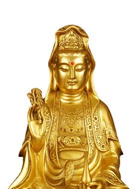 全铜观音家居装饰摆件