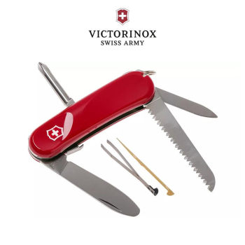 Victorinox Swiss Army Knife Junior 85mm Camping Outdoor Multifunctional Sergeant's Knife Folding Knife