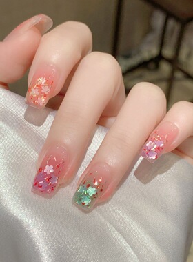 小金香花花胶美甲店专用显白温柔百搭春日流行款穿戴甲甲油胶