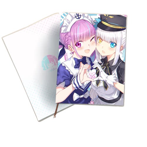 Vtuber 神乐mea 神乐魅娅凑阿库娅阿夸动漫笔记本记事本英语本
