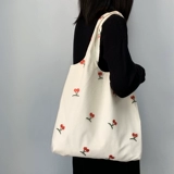 Брендовый кружевной жилет, сексуальный шоппер, льняная сумка, с вышивкой, цветочный принт