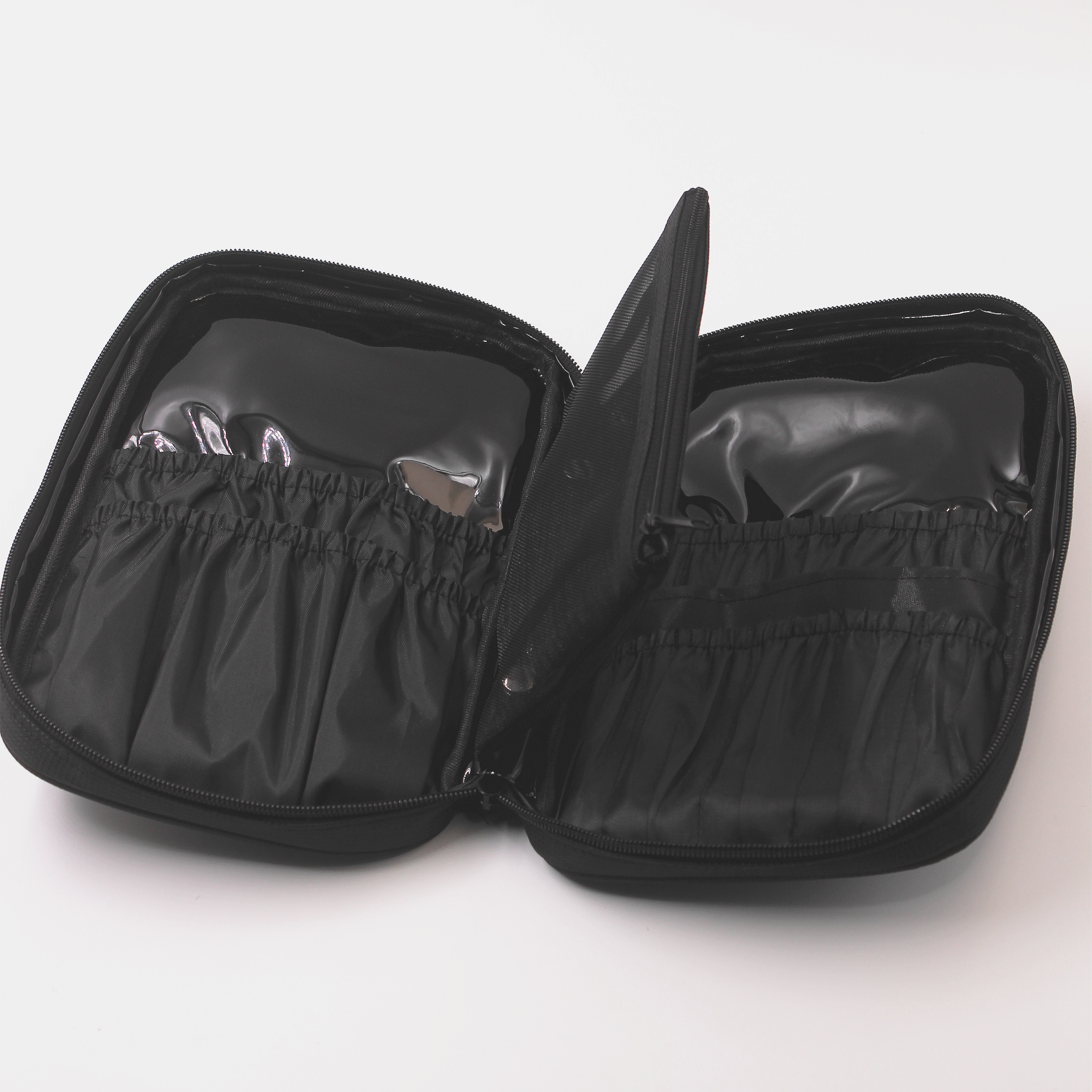 【升级版】三层大容量防水耐用便携化妆刷包PVC内衬牛津面料耐脏,淘宝优惠券,粉丝福利购,淘宝优惠卷