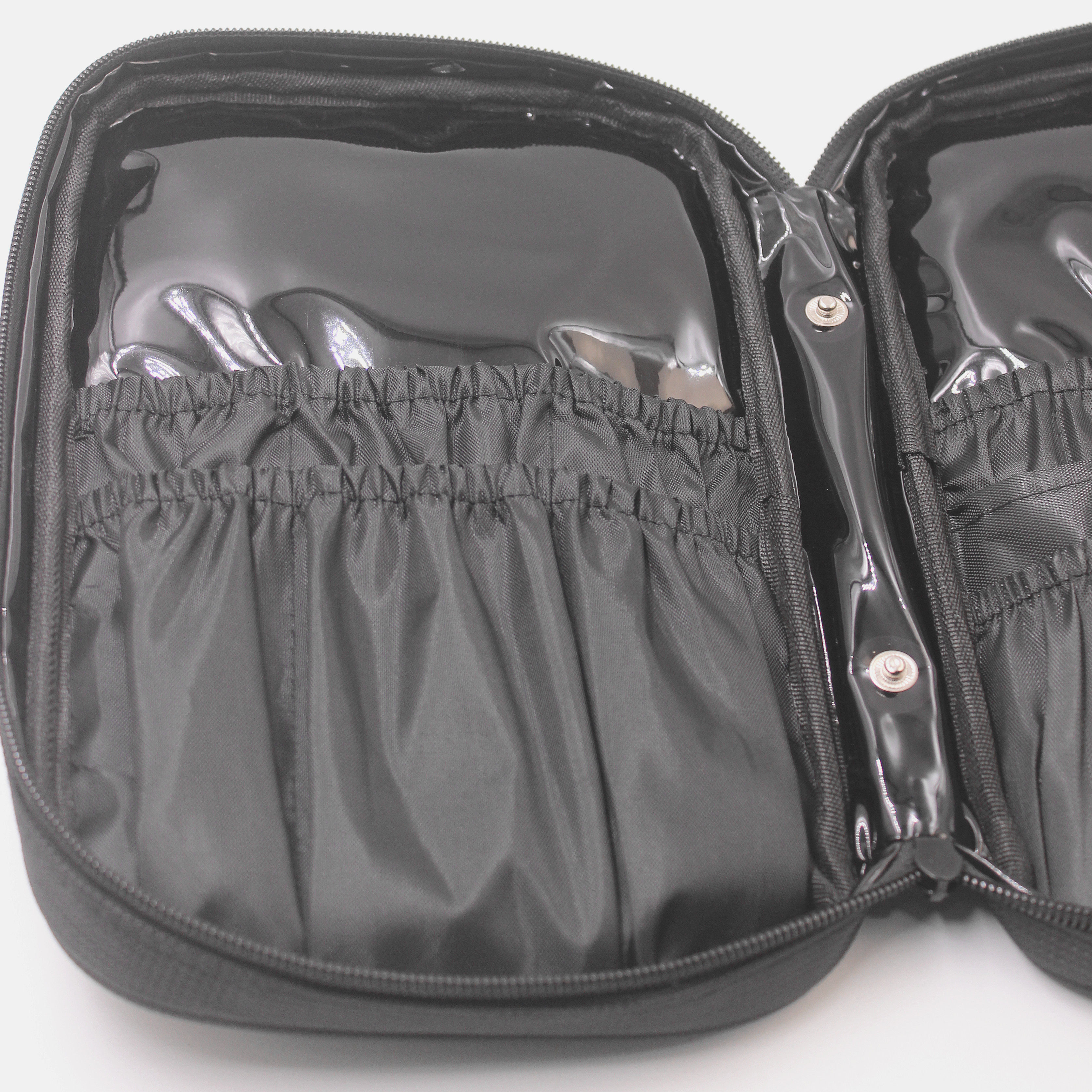 【升级版】三层大容量防水耐用便携化妆刷包PVC内衬牛津面料耐脏,淘宝优惠券,粉丝福利购,淘宝优惠卷