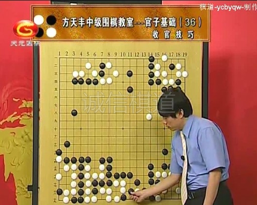 围棋 方天丰中级围棋教室-官子基础9DVD（108集） - 图0