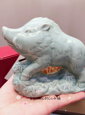 药师窑陶瓷干支吉祥威武福猪摆件