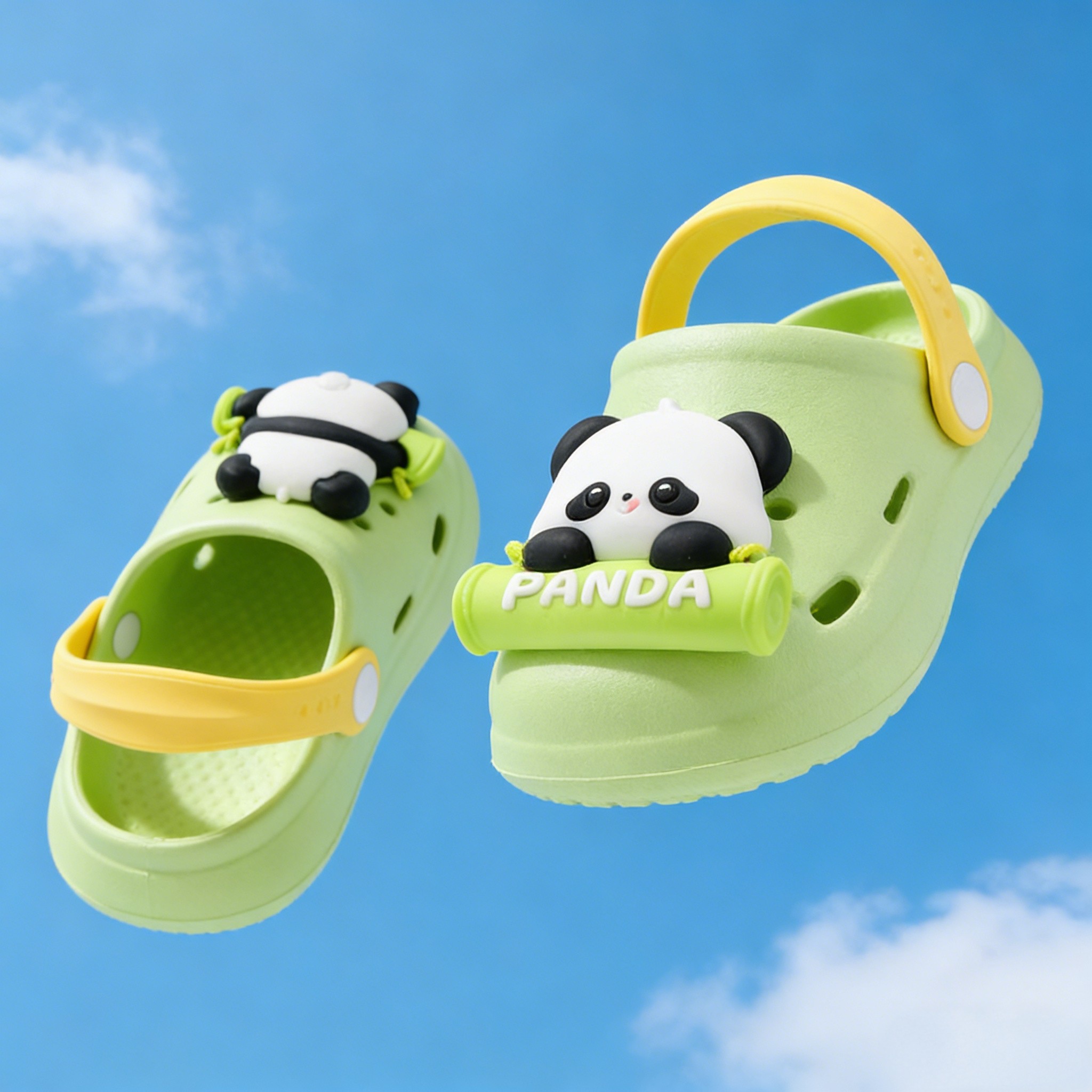 大熊猫儿童拖鞋男女童女孩防滑夏季室内洗澡卡通亲子居家沙滩凉拖,淘宝优惠券,粉丝福利购,淘宝优惠卷