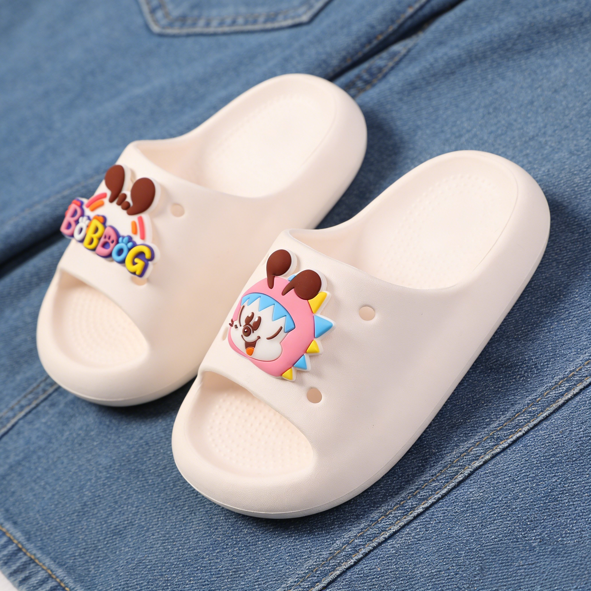 巴布豆儿童拖鞋宝宝防滑卡通夏居家室内eva男童女童小童软底凉拖,淘宝优惠券,粉丝福利购,淘宝优惠卷