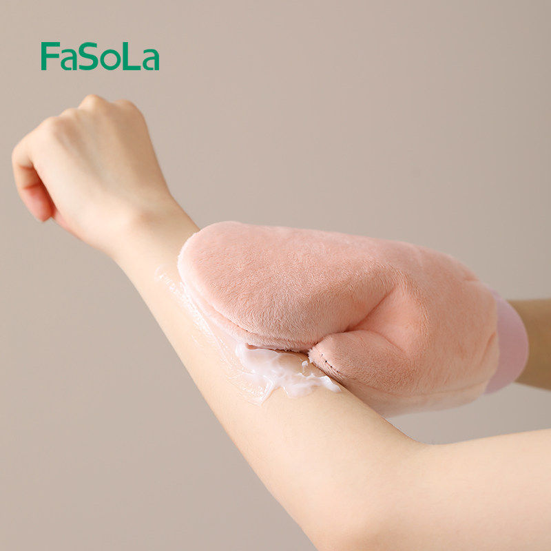 FaSoLa涂身体乳手套涂抹神器植绒摸美黑油擦素颜霜精油懒人工具,淘宝优惠券,粉丝福利购,淘宝优惠卷