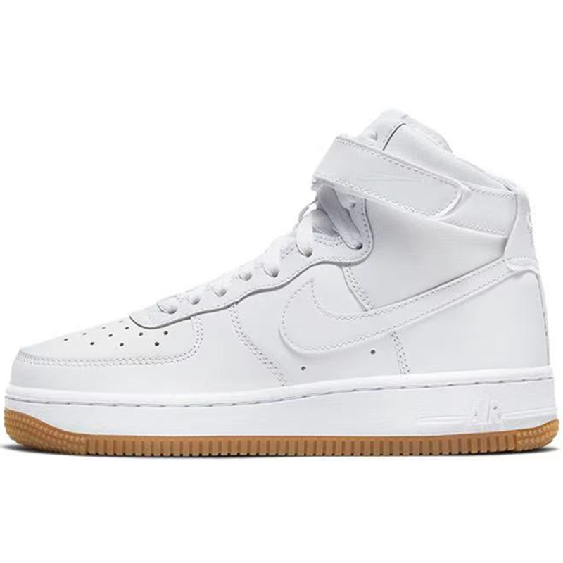 热销Nike Air Force 1 High AF1板鞋白粉蓝纯白白生胶334031-图1