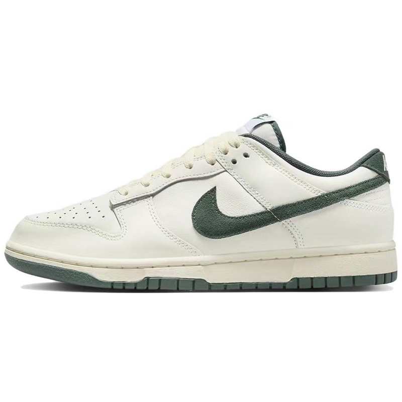 热销Nike Dunk Low 复古休闲板鞋 拼接 卡其棕 金腰带DV1752-101