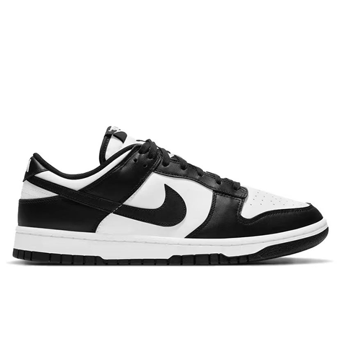 #耐克 Nike Dunk Low Retro 男女同款 黑白熊猫 DD1391-100 - 图0