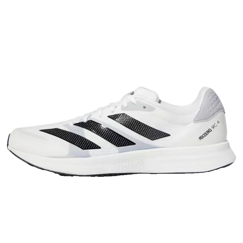 #阿迪达斯 Adidas Adizero RC 4跑步鞋低帮白黑 GX8152-图3