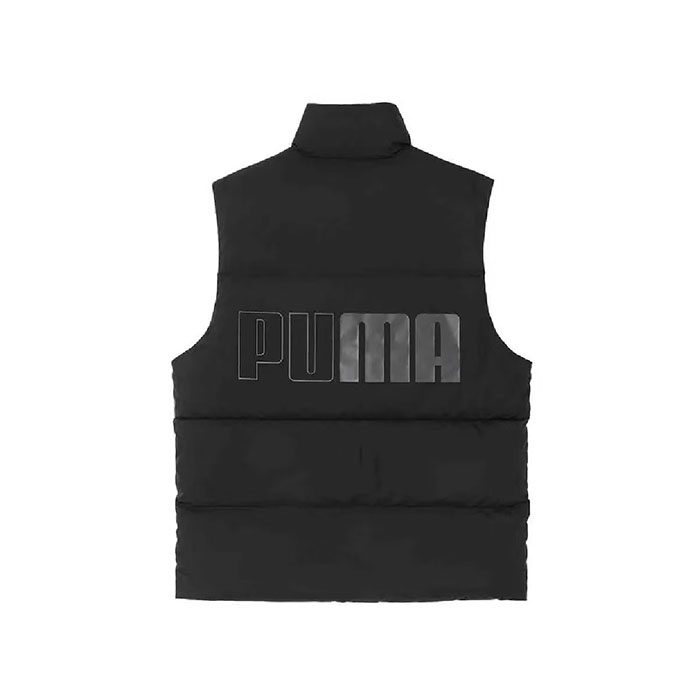 #PUMA彪马立领保暖内胆羽绒马甲男款黑色 687300-01-图0