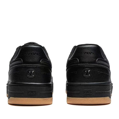 #LiNing 李宁 天迹 板鞋 防滑 轻便 耐磨 黑色 AGCU095-6 - 图2