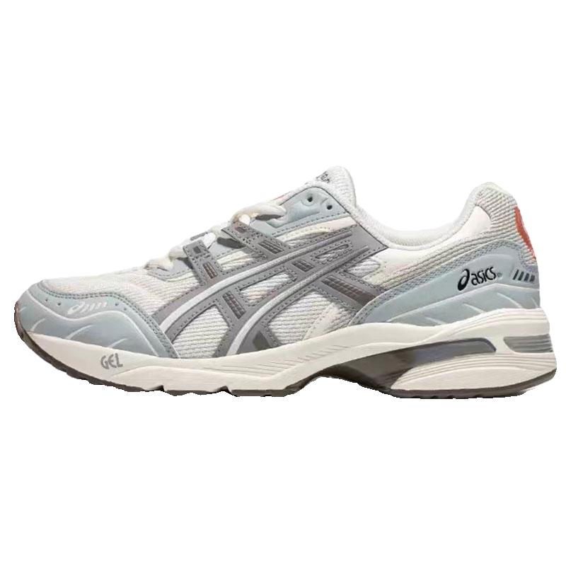 Asics GEL-1090  透气 低帮 跑步鞋 男女同款 银白色 1203A243-10 - 图3