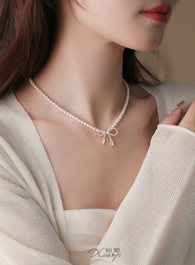 高品质洋气超火珍珠项链日常百搭