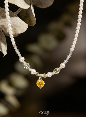 小众精致高端珍珠锁骨链项链