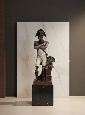 摆件拿破仑欧式人物鸿鑫雕塑黄铜