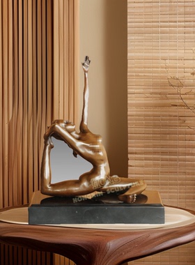 装饰品摆件鸿鑫雕塑黄铜欧式人物