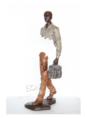 创意人物办公室样板房客厅工艺品