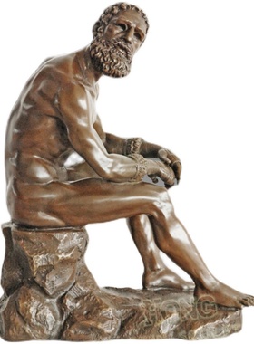 鸿鑫雕塑黄铜欧式客厅艺术品家饰