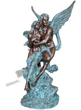 工艺欧式风大型人物落地户外摆件