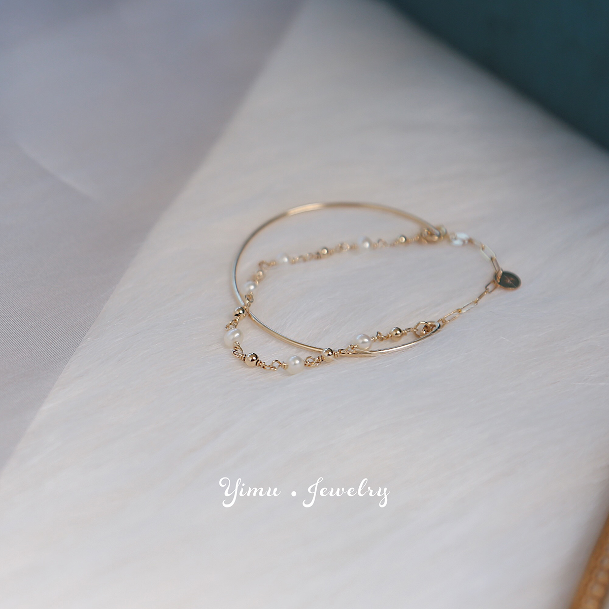 ¾«ÖÂÕäÖé °ü½ðÊÖÁ´ïíÔ´´ÌìÈ»°Ù´îСÖÚ¸´¹ÅÀñÎï 14K °×ÈÕÃιâÃá ¾«ÖÂÕäÖé °ü½ðÊÖÁ´ïíÔ´´ÌìÈ»°Ù´îСÖÚ¸´¹ÅÀñÎï 14K °×ÈÕÃιâÃá