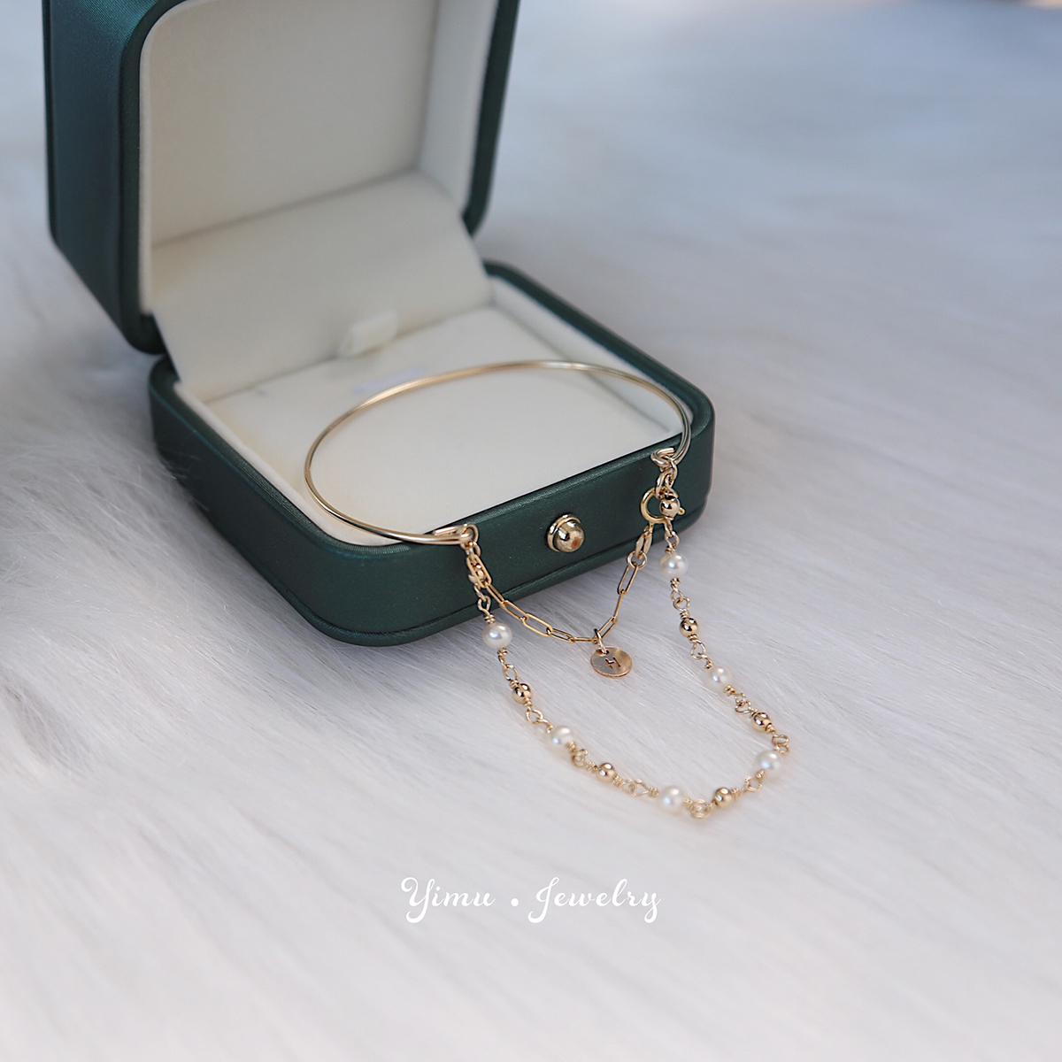 ¾«ÖÂÕäÖé °ü½ðÊÖÁ´ïíÔ´´ÌìÈ»°Ù´îСÖÚ¸´¹ÅÀñÎï 14K °×ÈÕÃιâÃá ¾«ÖÂÕäÖé °ü½ðÊÖÁ´ïíÔ´´ÌìÈ»°Ù´îСÖÚ¸´¹ÅÀñÎï 14K °×ÈÕÃιâÃá