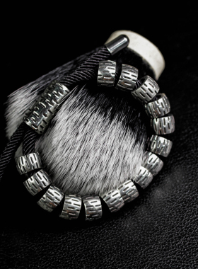 合金天珠配饰散珠子手串手链手环藏式高颜值文玩串珠新款可调节