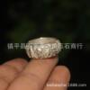 Amazon's hot-selling antique white copper silver-plated twelve zodiac rings, rings, antiques and miscellaneous old white copper men's rings