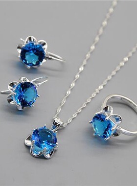 【3195人收藏】民族风三件套套装彩色锆石三件套简约气质蒙藏族女