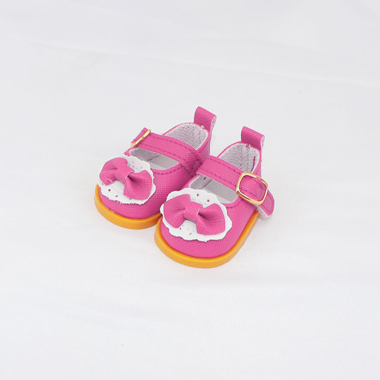 满58包邮 米露娃娃小美乐衣服配件 娃鞋 公主鞋 蝴蝶结小皮鞋女孩