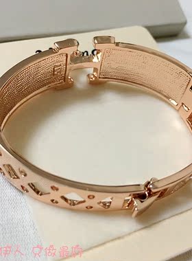 饰品玫瑰金色钥匙镂空防过敏手链