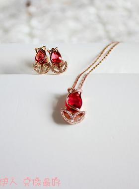 饰品玫瑰金色镂空套链