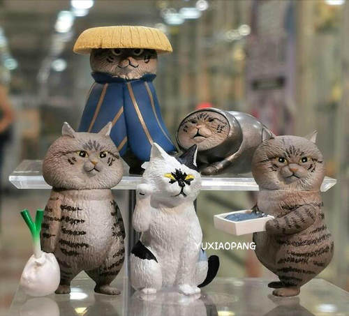 俺是猫津岛第二弹 日本 KITAN CLUB奇谭俱乐部猫咪挂件钥匙扣扭蛋 - 图0